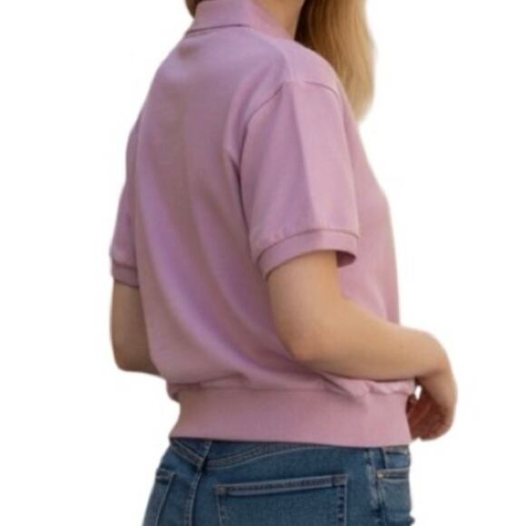 NWT Everlane The Organic Cotton Polo Shirt Short Sleeve Women's Small Mauve - Picture 15 of 15